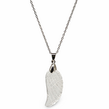 Necklace -Gemstone -Angel Wings -Crystal Quartz