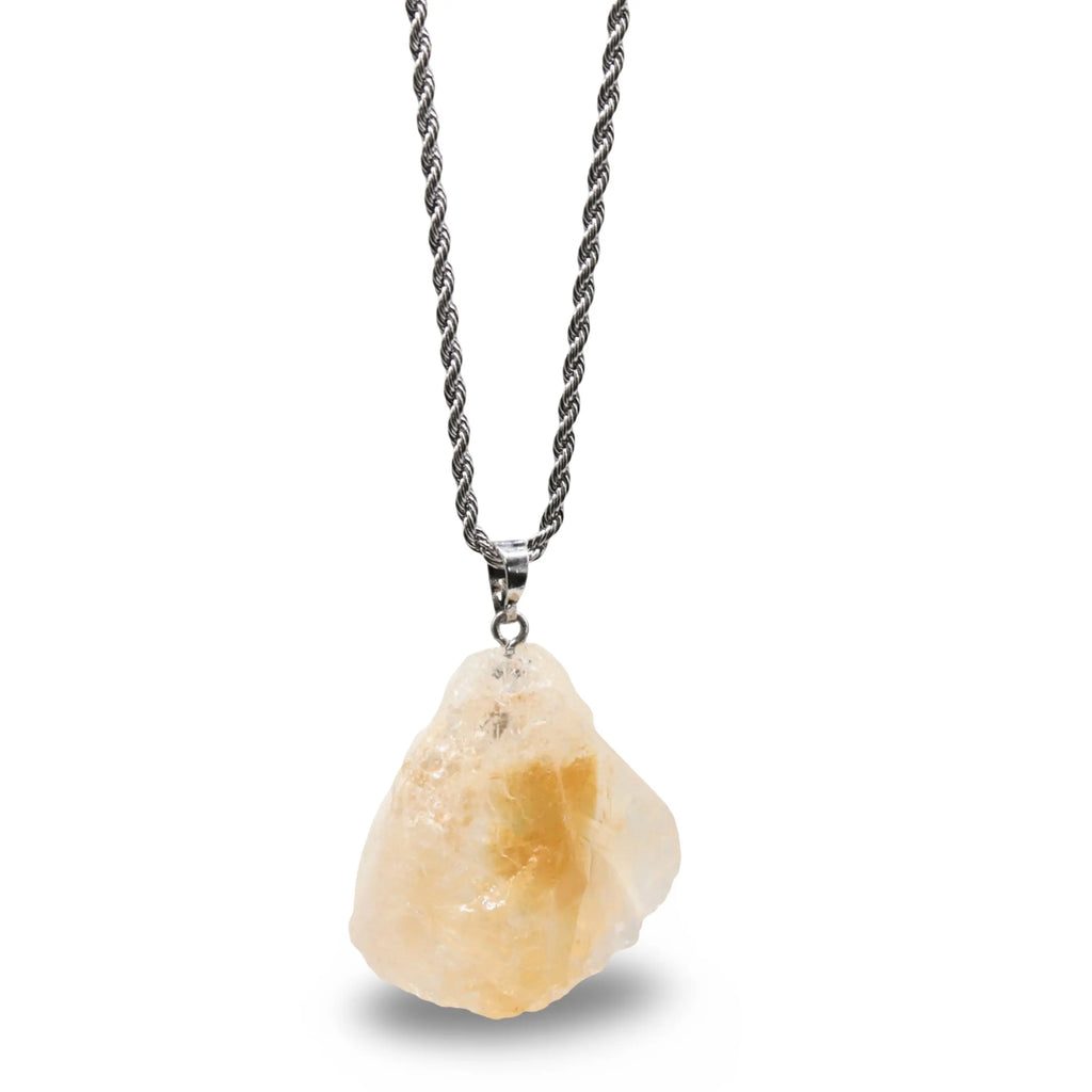 Necklace - Natural Citrine Nugget