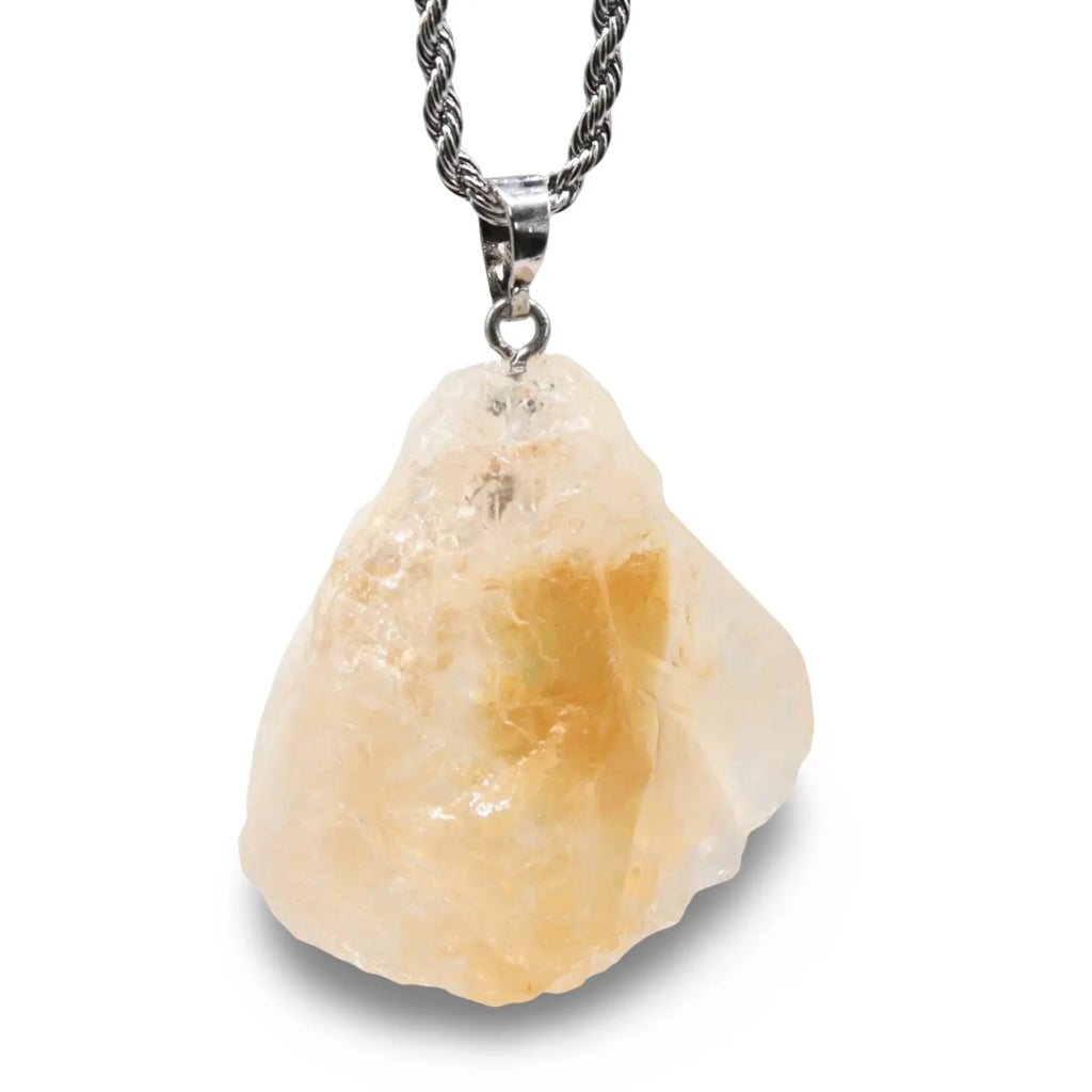 Necklace - Natural Citrine Nugget
