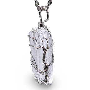 Necklace - Prismatic Tree of Life - Natural Crystal Quartz