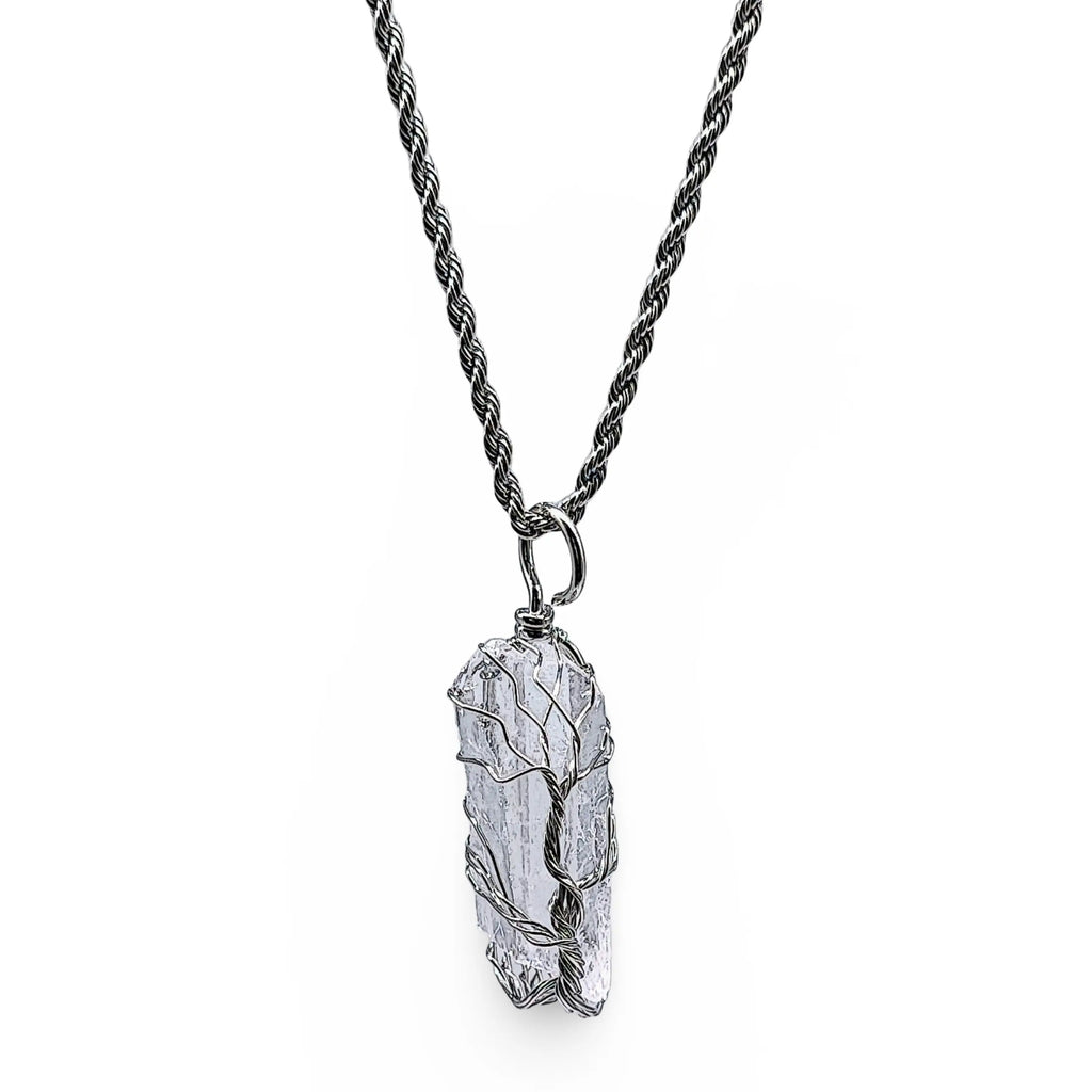 Necklace - Prismatic Tree of Life - Natural Crystal Quartz