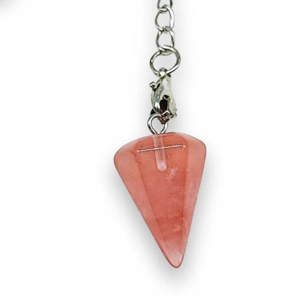 Pendulum -Mini Cone -Quartz Cherry