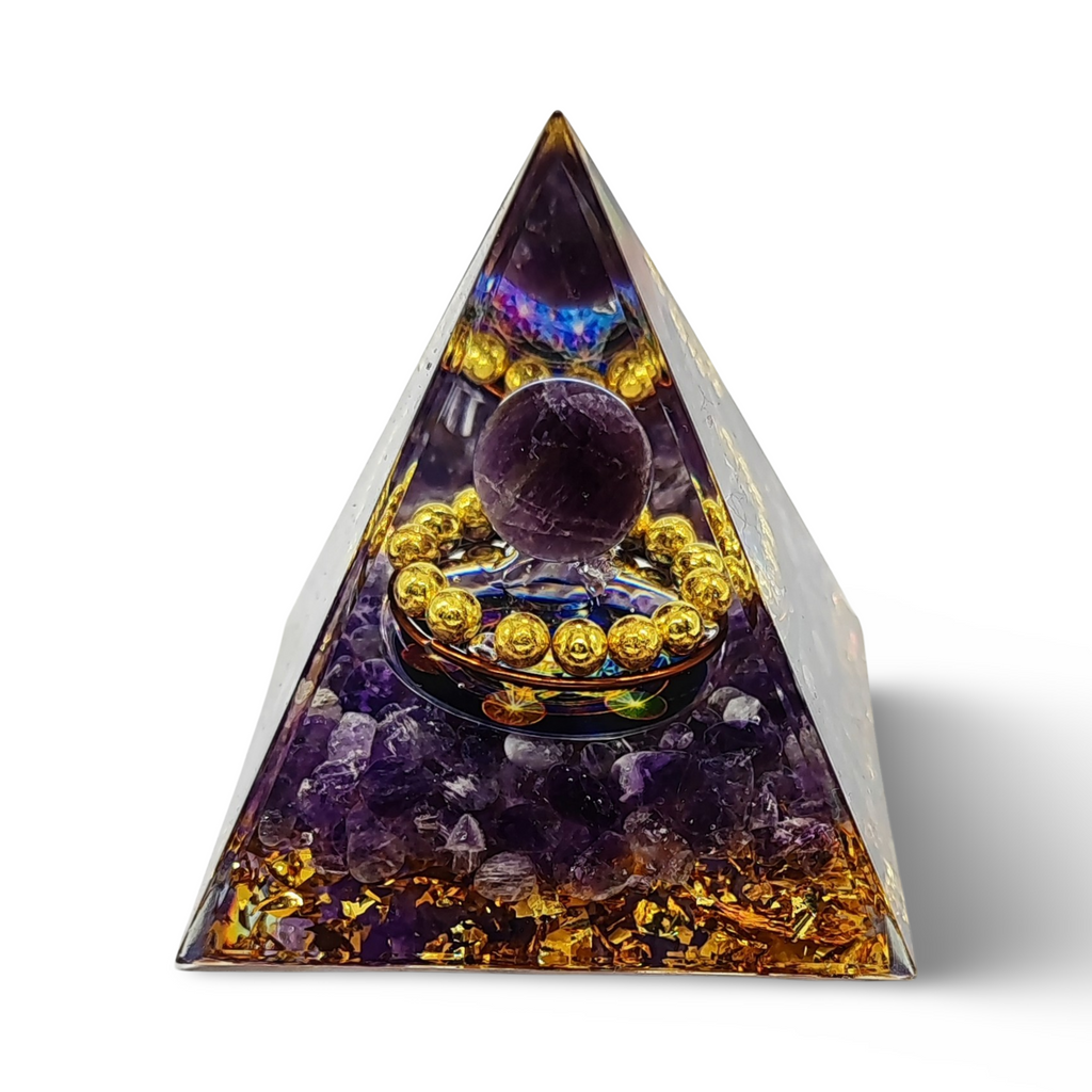 Pyramid -Amethyst 2"
