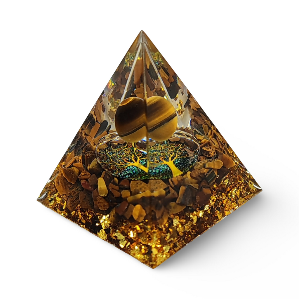 Pyramid -Tiger Eye 2" - Arômes et Évasions