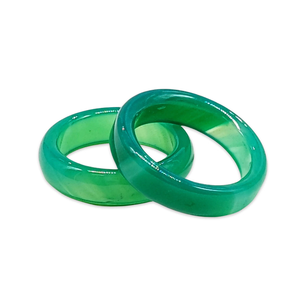 Ring -Band -Green Quartz