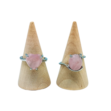 Ring - Rose Quartz - Multi Shape Choice - Size 6-10
