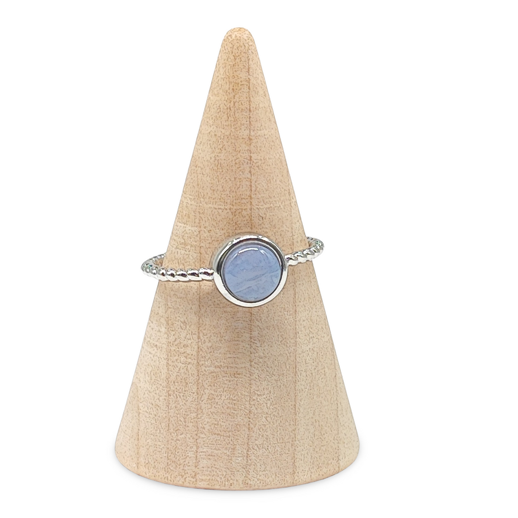 Ring - Adjustable - Blue Lace Agate