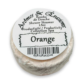 Shower Steamer -Spa Collection -Productivity -Orange