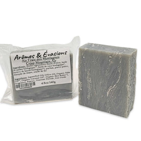 Soap Bar - Cold Process - Crisp Mountain Air - For Men - 5oz