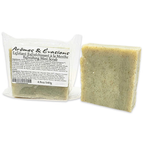 Soap Bar -Cold Process -Refreshing Mint Scrub