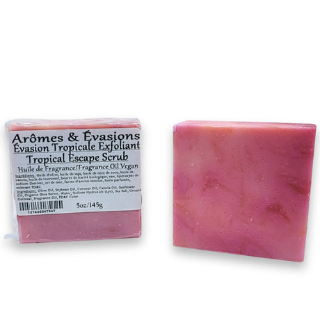 Soap Bar - Cold Process - Tropical Escape Scrub - 5.2oz