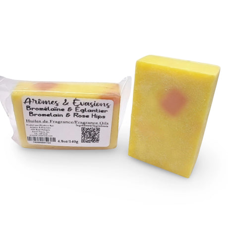 Soap Bar -Cold Process -Bromelain & Rose Hips