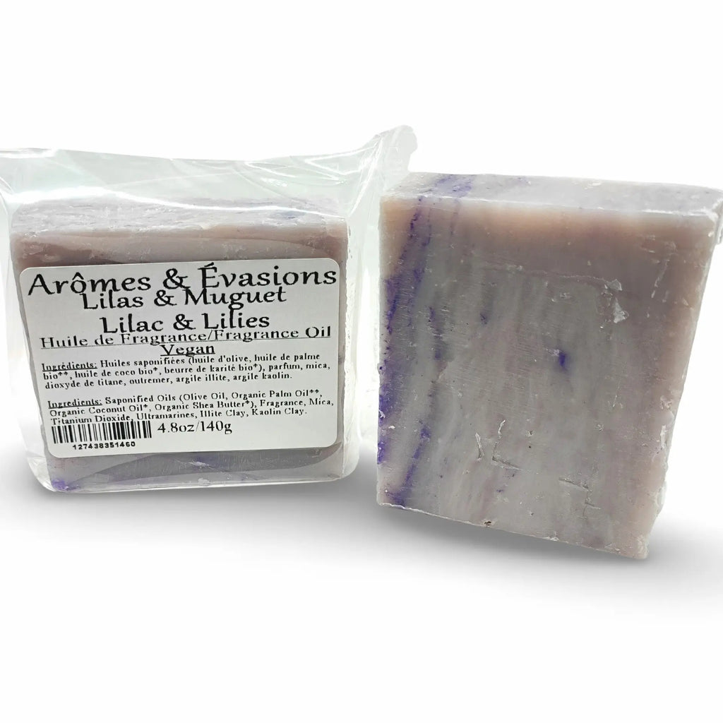 Soap Bar -Cold Process -Lilac & Lilies
