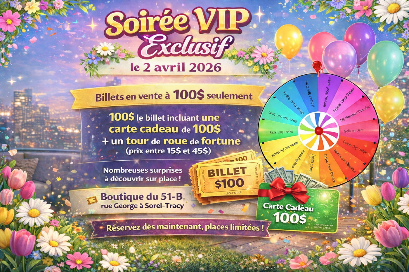 Ticket for VIP Exclusive Evening - April 2nd, 2026
