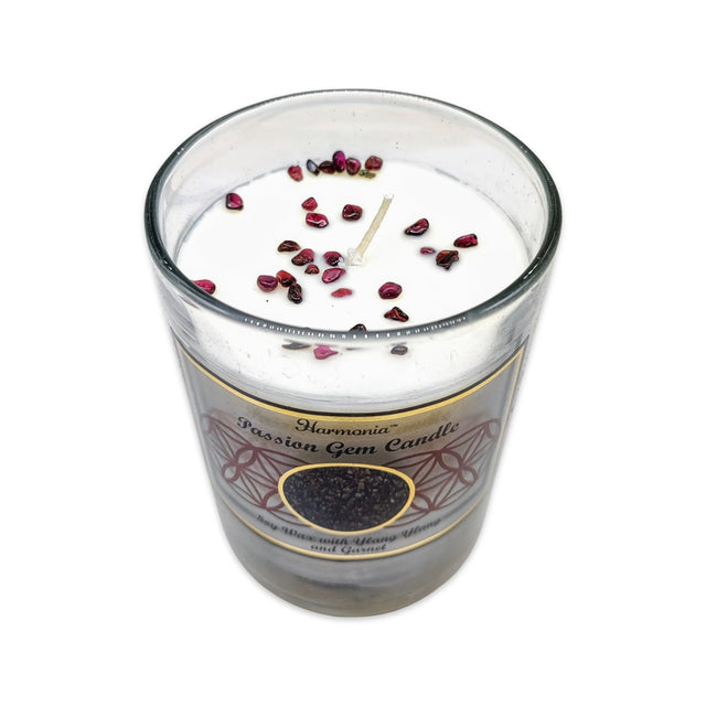 Soy Candle -Harmonia Passion -Ylang Ylang & Garnet Stone -9oz
