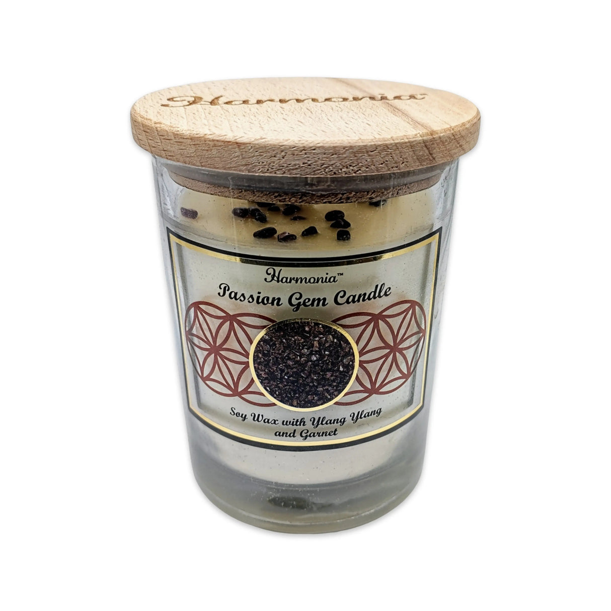 Soy Candle -Harmonia Passion -Ylang Ylang & Garnet Stone -9oz