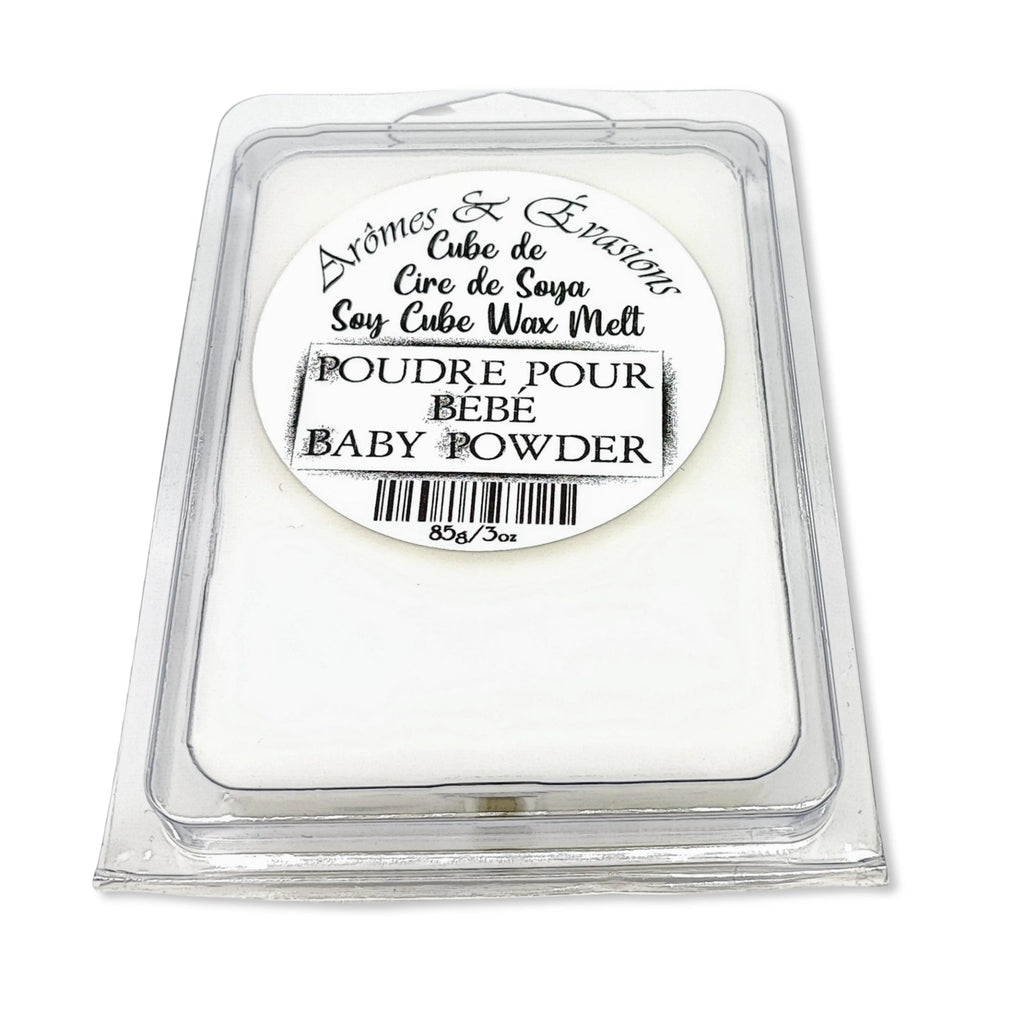 Soy -Scented Wax Melts Tart Cube Baby Powder
