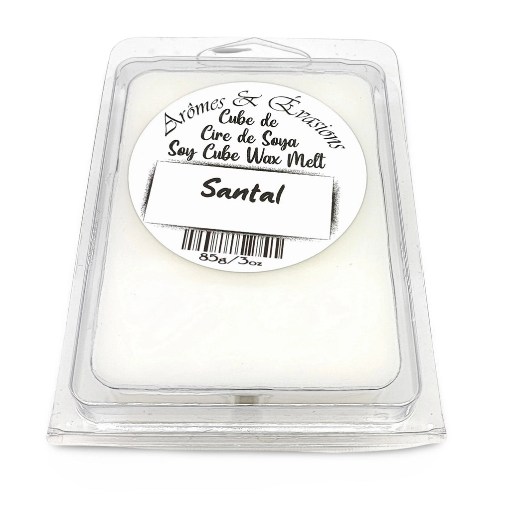 Soy -Scented Wax Melts Tart Cube Santal