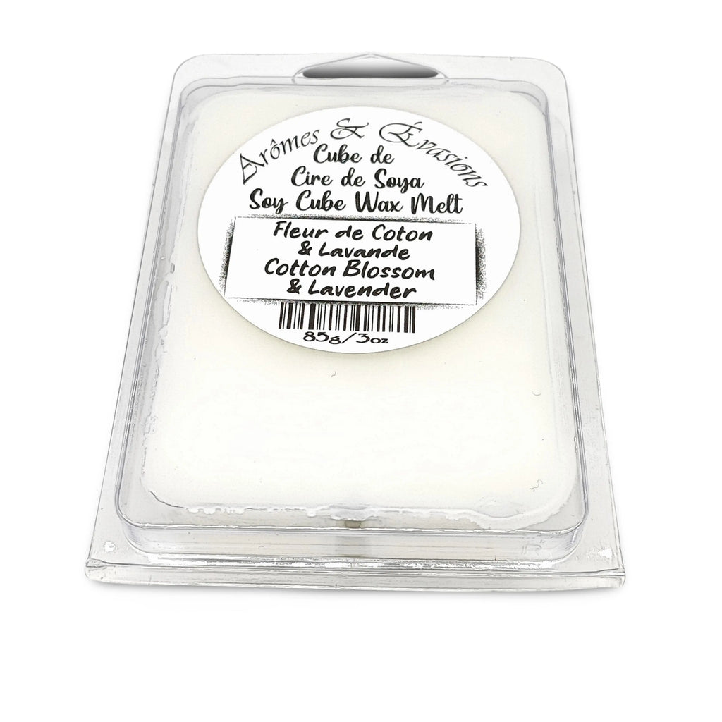 Soy -Scented Wax Melts Tart Cube Cotton Blossom & Lavender