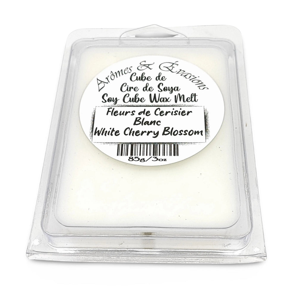 Soy -Scented Wax Melts Tart Cube White Cherry Blossom