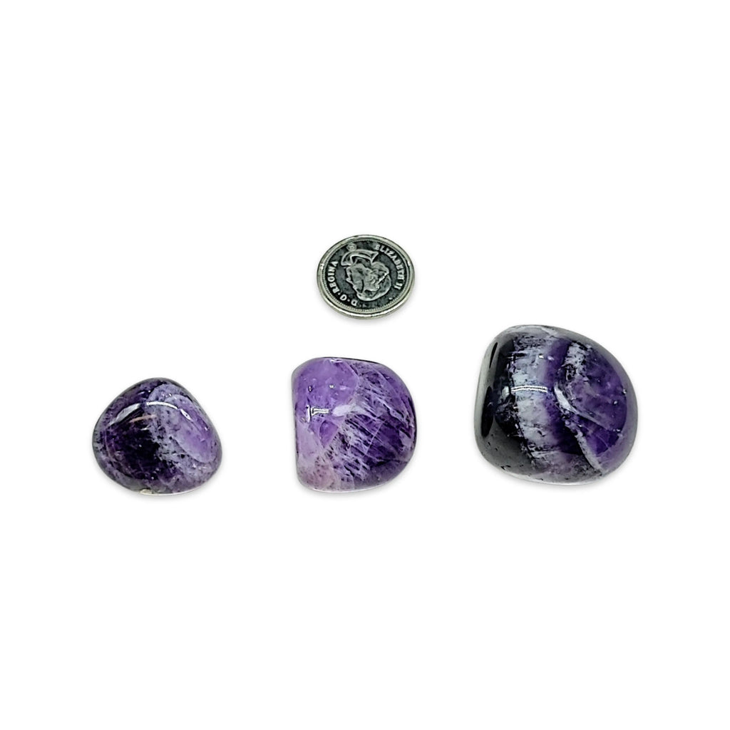 Stone -Amethyst -Grade A -Tumbled Arômes & Évasions.