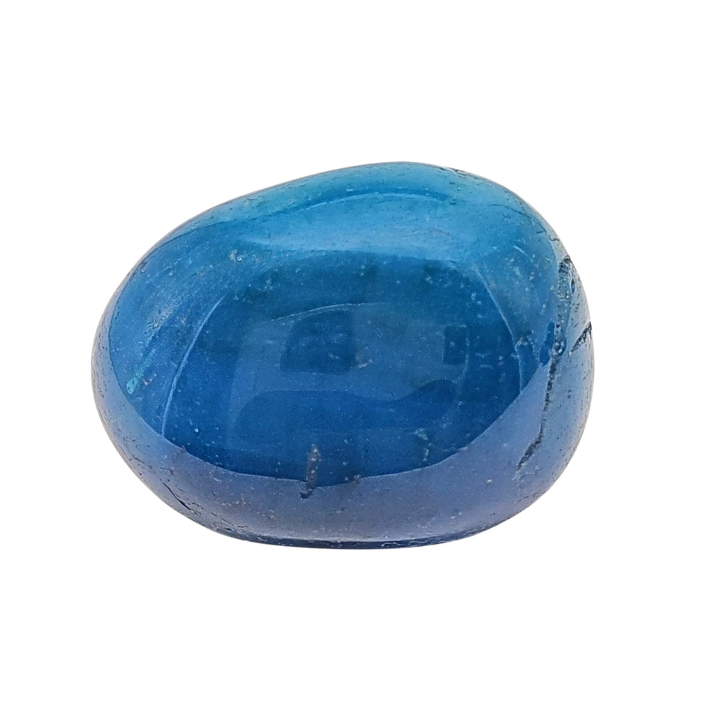 Stone -Blue Agate -Tumbled Large: 40g-79g