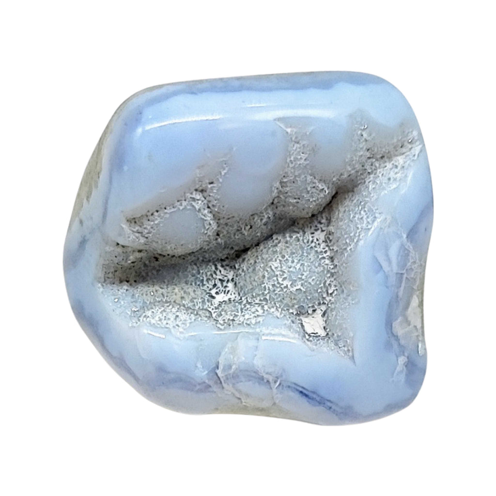 Stone -Blue Lace Agate -Tumbled -Large