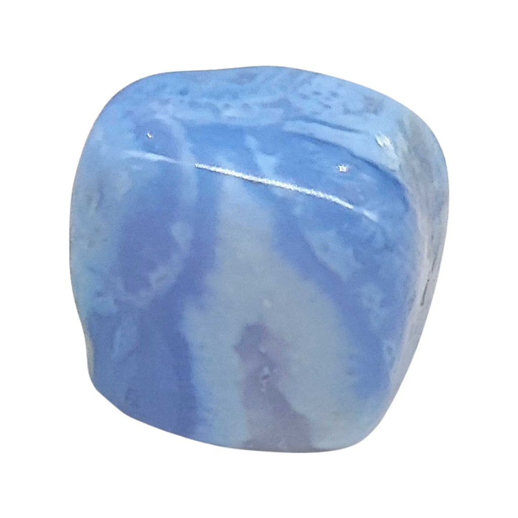 Stone -Blue Lace Agate -Tumbled -Large Arômes & Évasions.