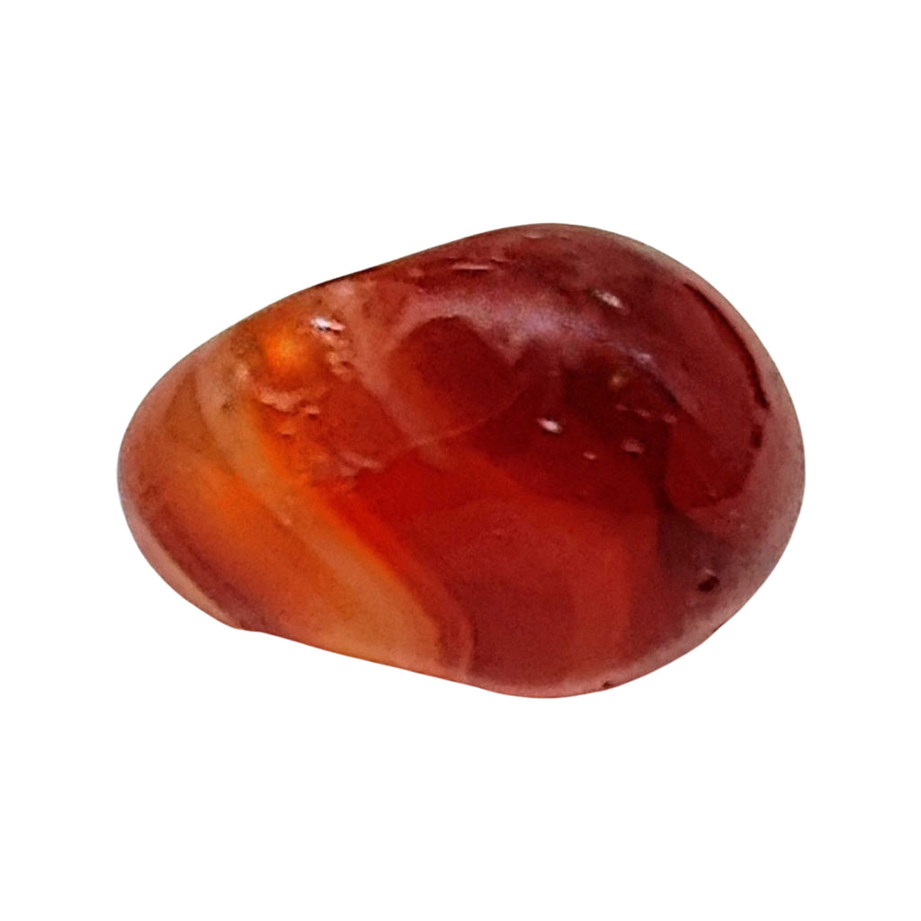 Stone -Carnelian -Tumbled -Extra Small Arômes & Évasions.