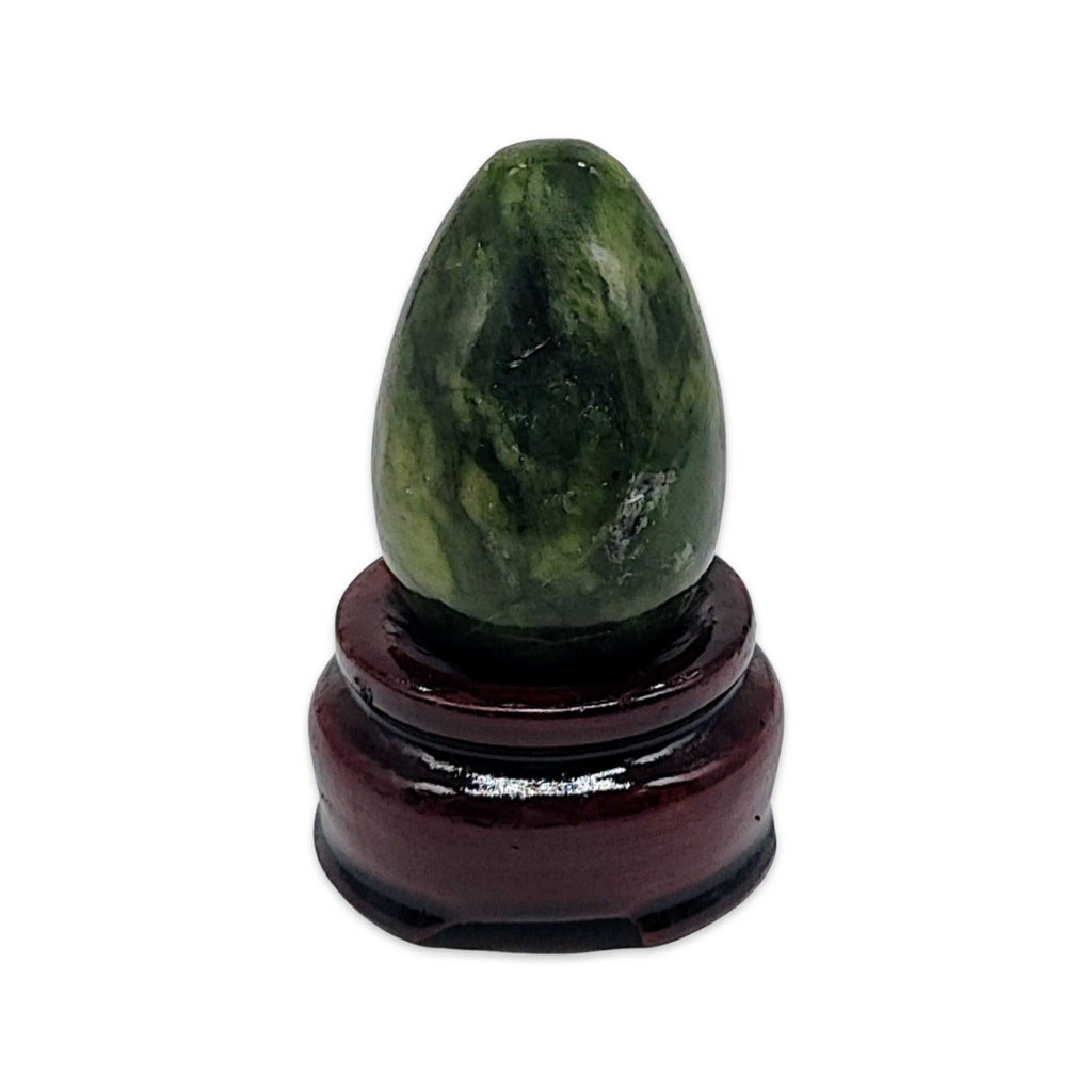 Stone -Green Jade -Large Egg -Egg Shape -Aromes Evasions 