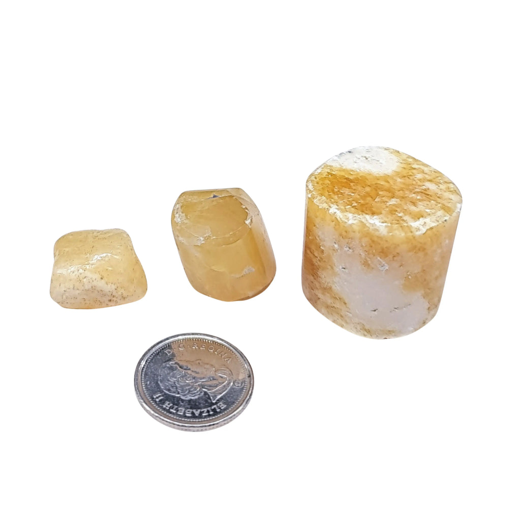 Stone -Orange Calcite -Tumbled