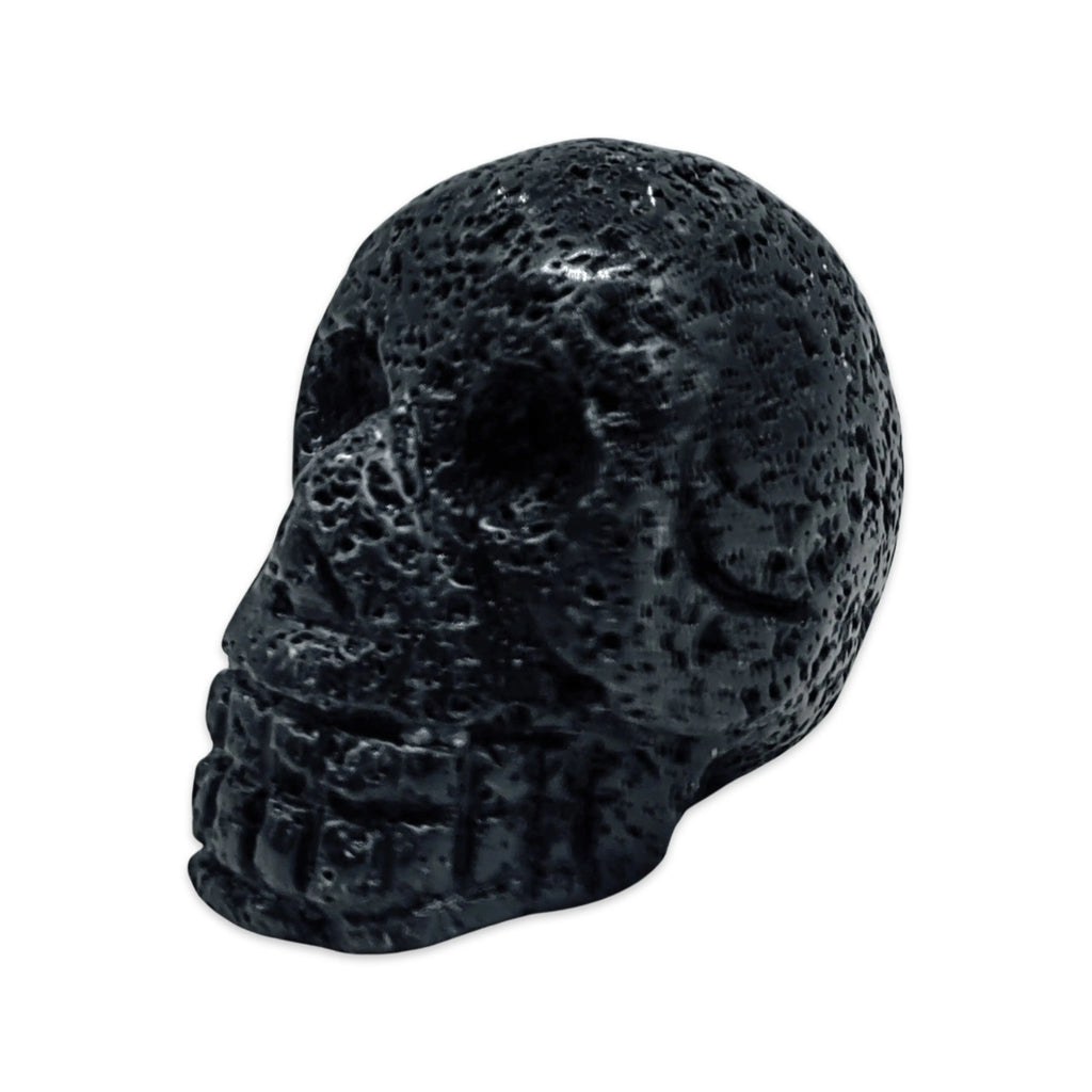 Stone -Skull -Lava Stone -2" -Skull -Aromes Evasions 