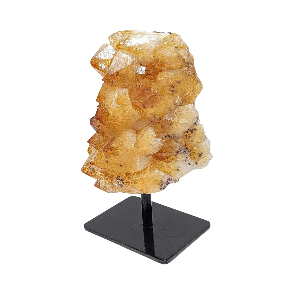 Stone -Specimen -Citrine on Metal Stand -Rough 2