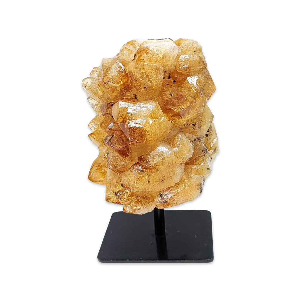 Stone -Specimen -Citrine on Metal Stand -Rough