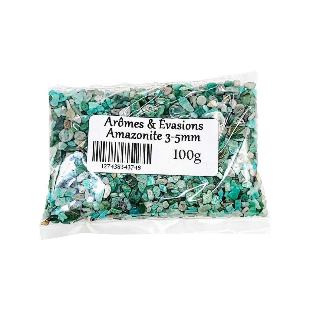 Stone -Rough Chips -Amazonite -3mm 100 g