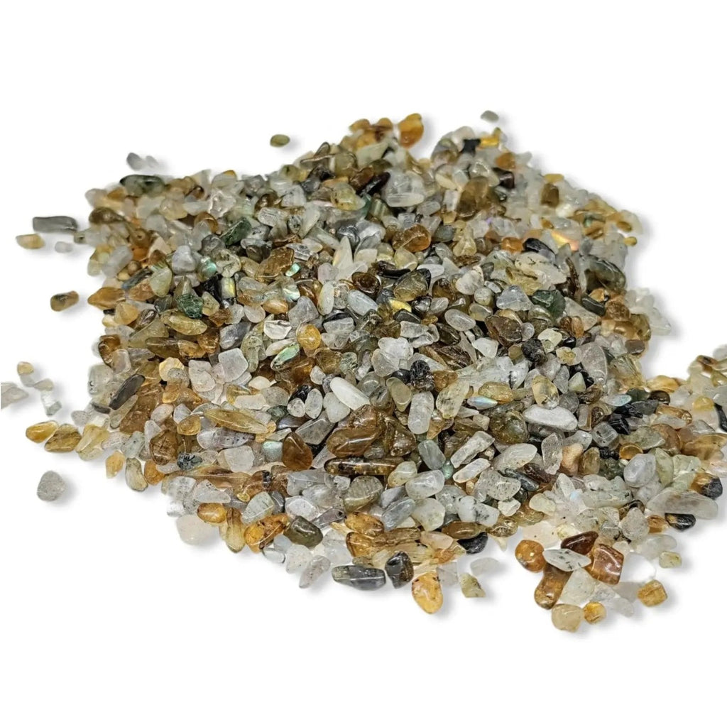 Stone -Tumbled Chips -Labradorite -2 to 4mm