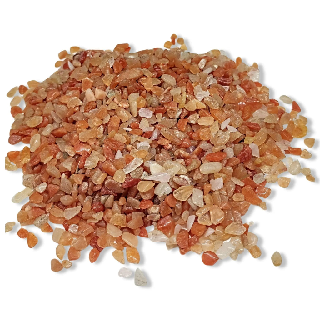 Stone -Tumbled Chips -Red Aventurine -2 to 4mm -Chips -Aromes Evasions 