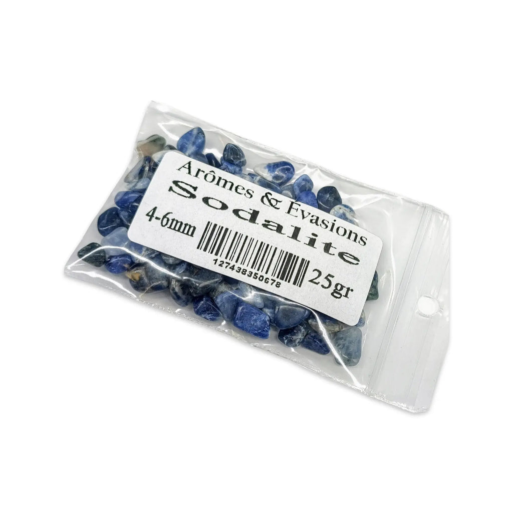 Stone -Tumbled Chips -Sodalite -4 to 6mm 25 g