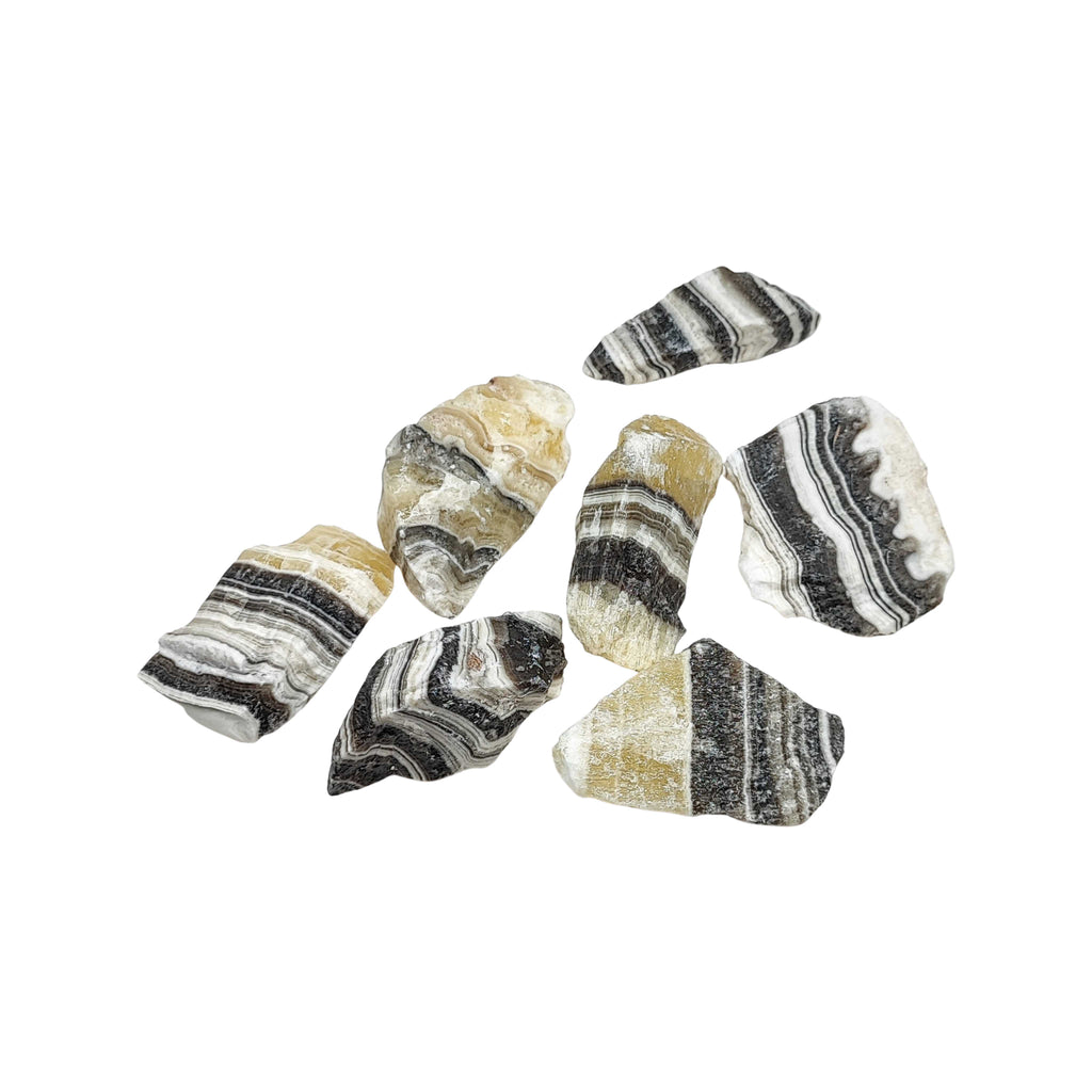 Stone -Zebra Calcite -Rough -Specimen -30g to 99g