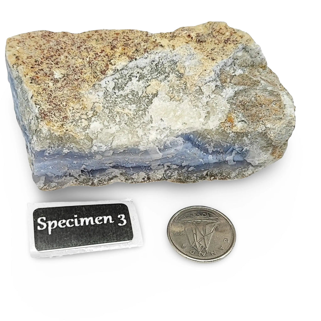 Stone -Blue Lace Agate -Specimen -Rough Specimen 3: 175g