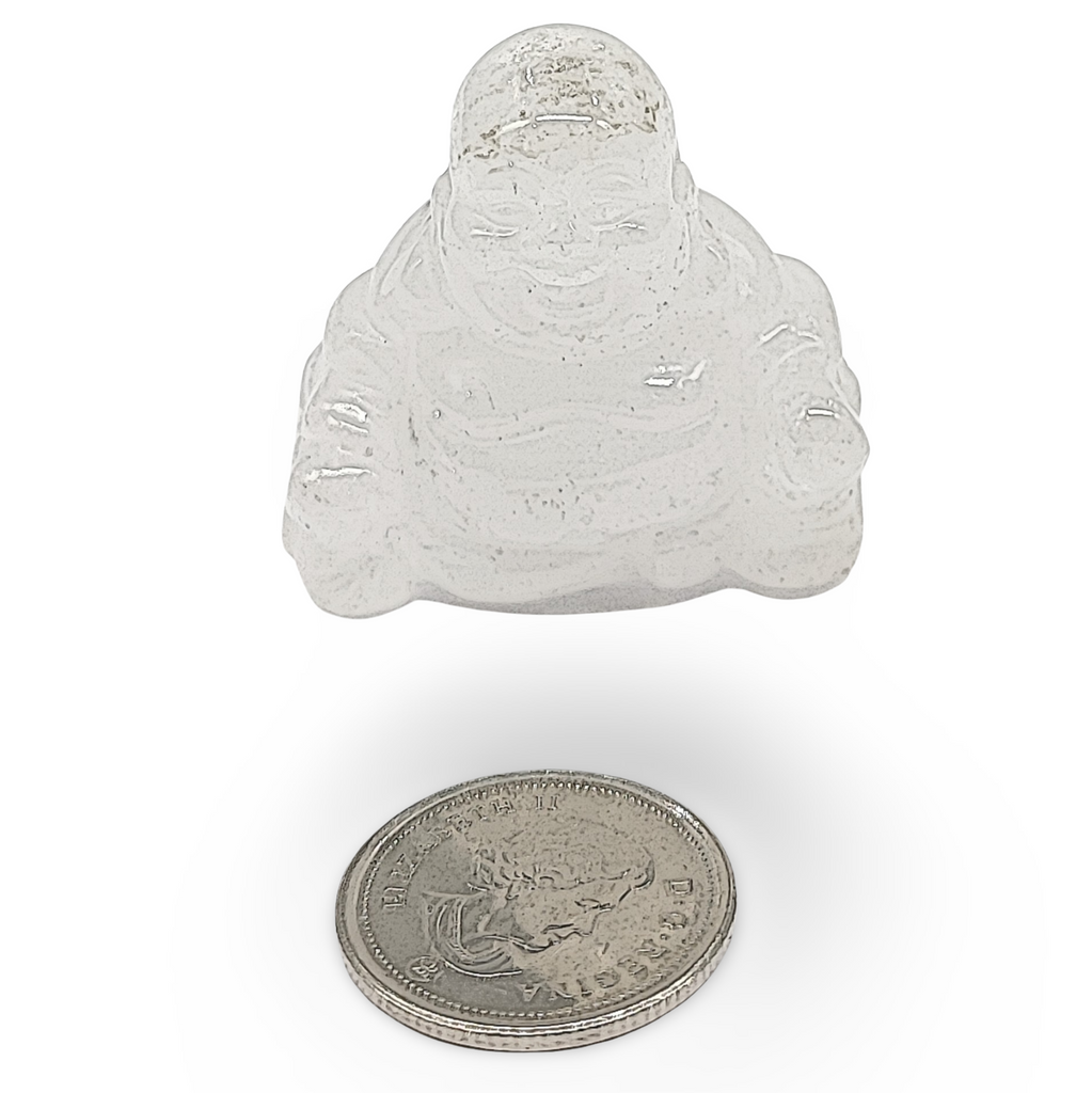 Stone -Natural Crystal Quartz -Sculpture -Buddha