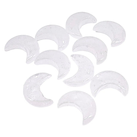Stone -Natural Crystal Quartz -Sculpture -Moon
