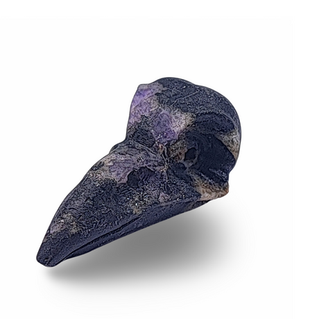 Stone -Natural Druzy Agate -Sculpture -Raven's Beak