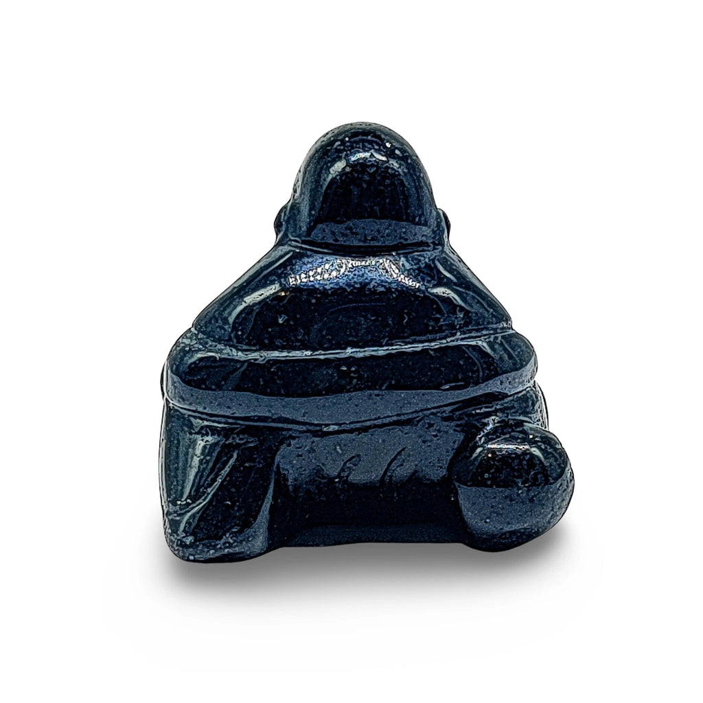 Stone -Natural Obsidian -Sculpture -Buddha