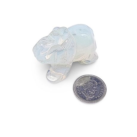 Stone - Natural Opalite - Sculpture - Elephant