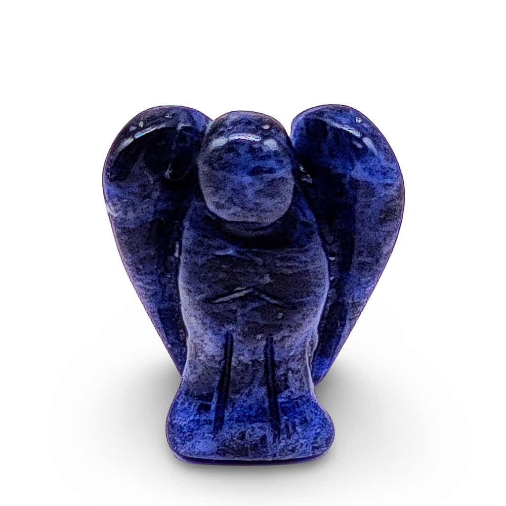 Stone -Natural Sodalite -Sculpture -Angel - Arômes et Évasions