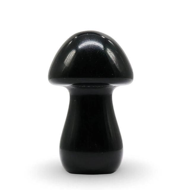 Stone - Obsidian - Sculpture - Mushroom
