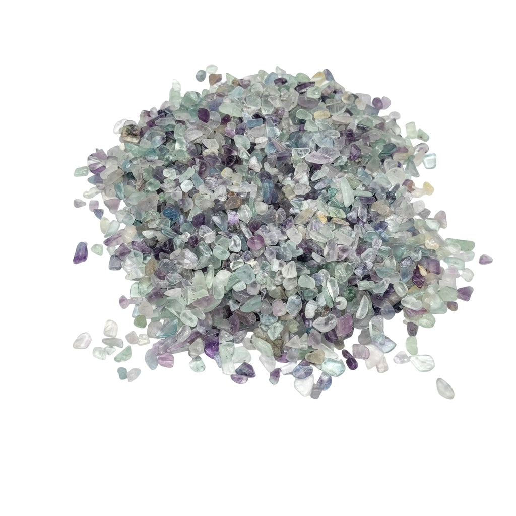 Stone -Tumbled Chips -Fluorite -3 to 5mm