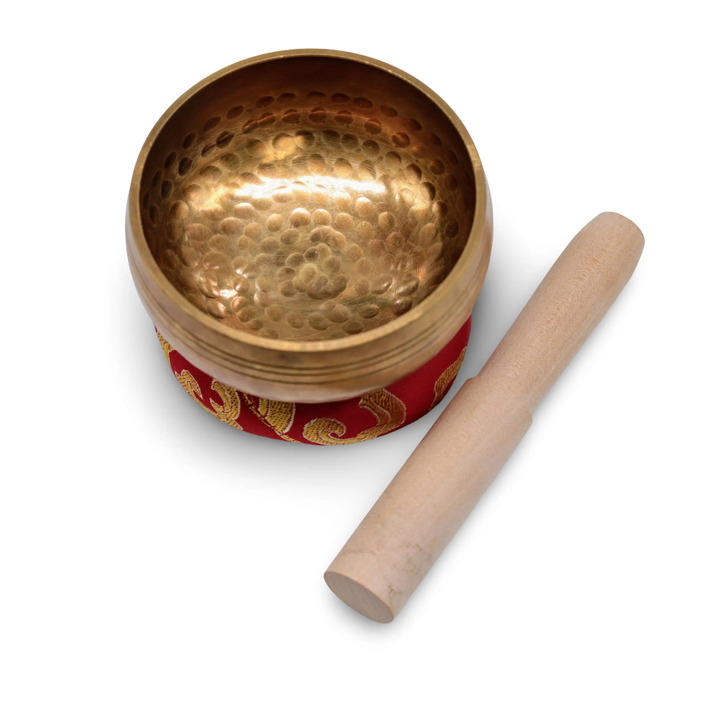 Tibetan Singing Bowl -Solid Brass -Natural -3″