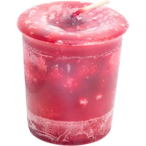 Votive Herbal - Scented Ritual Candle - Dragons Blood - Red